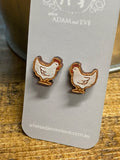 Chicken Earrings