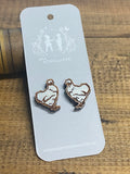 Silkie Chicken Earrings