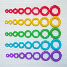 Leg Band Elastic Ring - Various Sizes