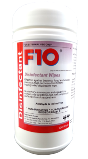 F10 Disinfectant Wipes